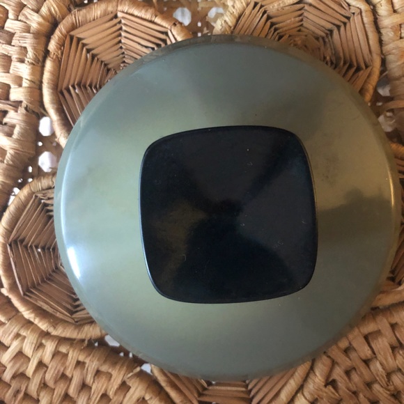 West Bend Avocado Green Ombre Tea Canister Mid Century Modern/Retro - Picture 11 of 15